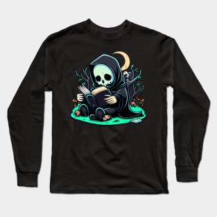 Literary Grim Reaper! Long Sleeve T-Shirt